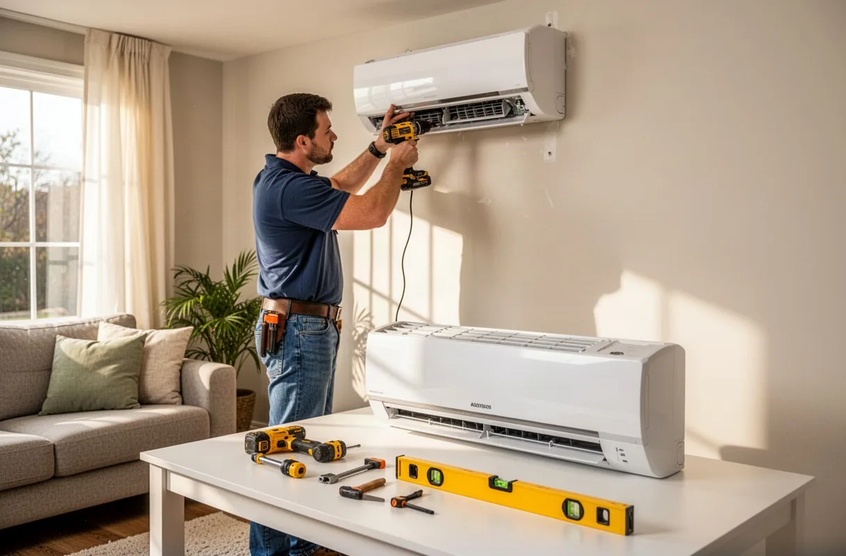New Split AC Installation